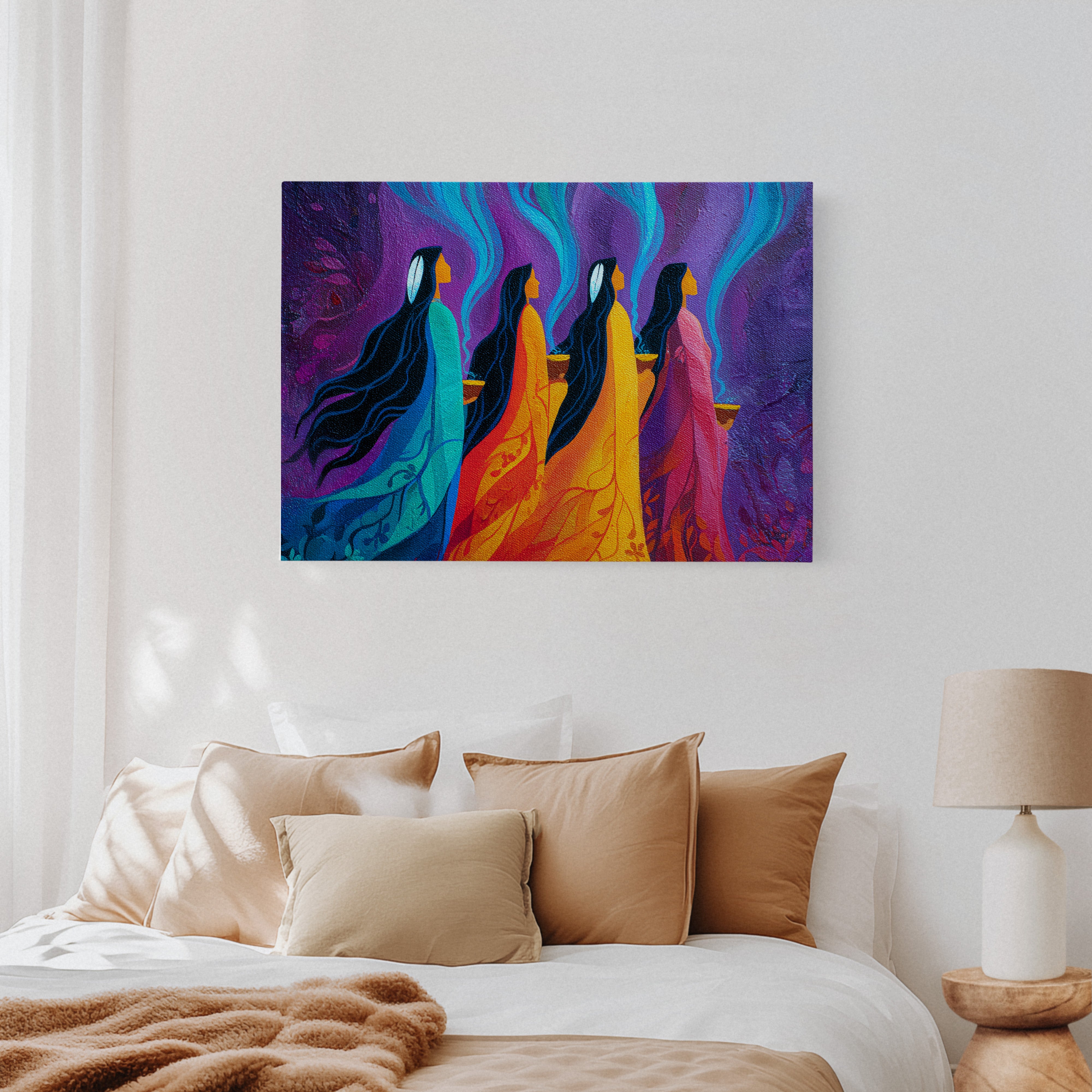 Sacred Smoke Rises Through Color