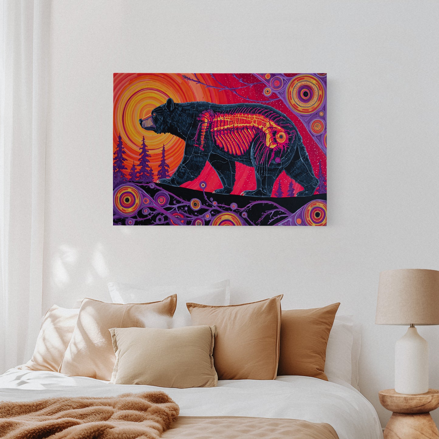 Spirit Bear's Inner Fire Glows