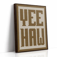 Yeehaw Western Mosaic in Warm Brown
