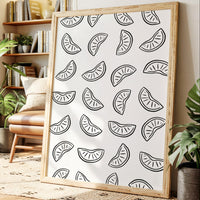 Citrus Slices Dance In Summer