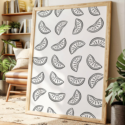 Citrus Slices Dance In Summer