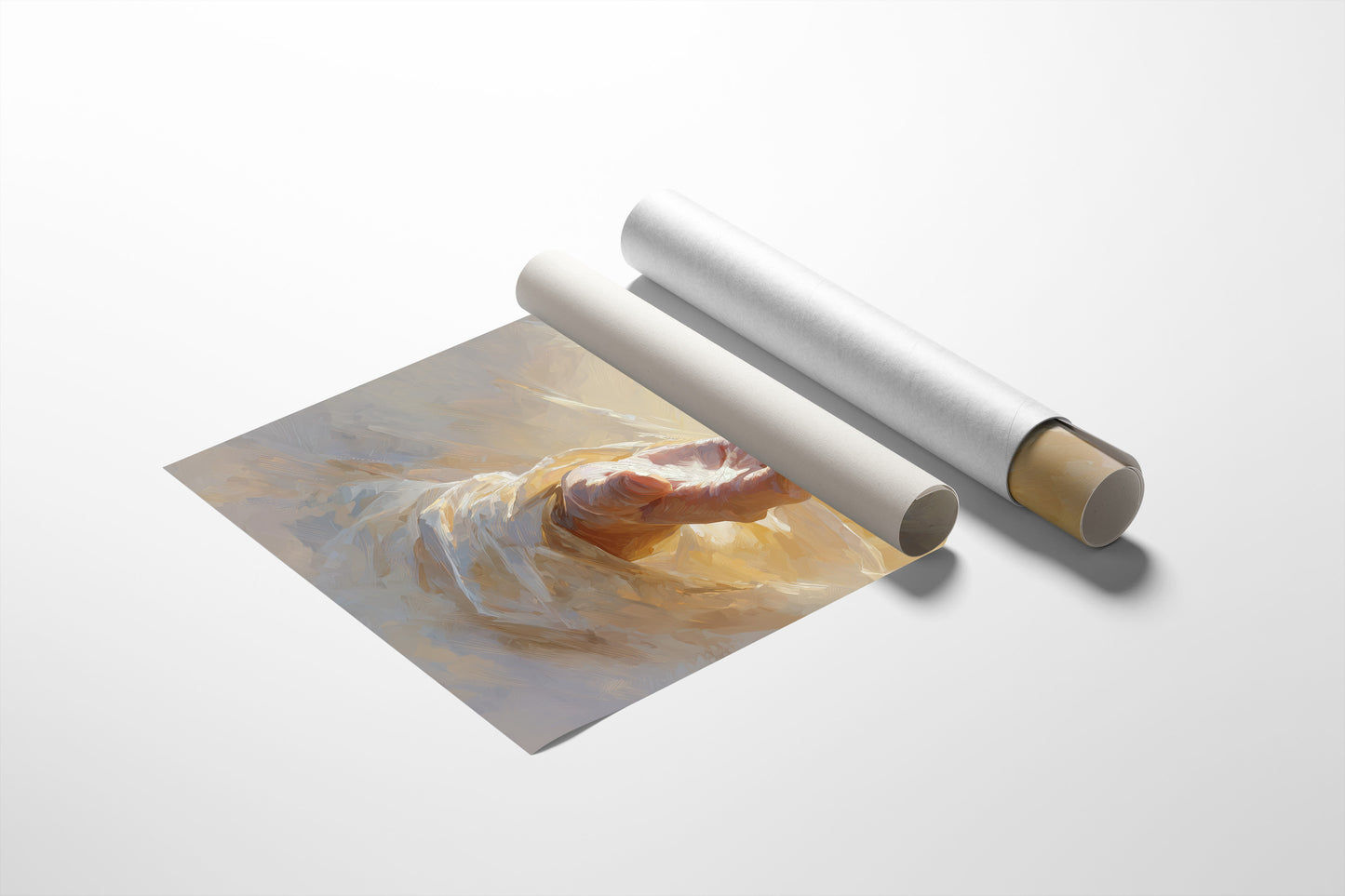 Open Palm In Golden Light