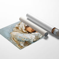 Textured Solitude in Cream and Sienna