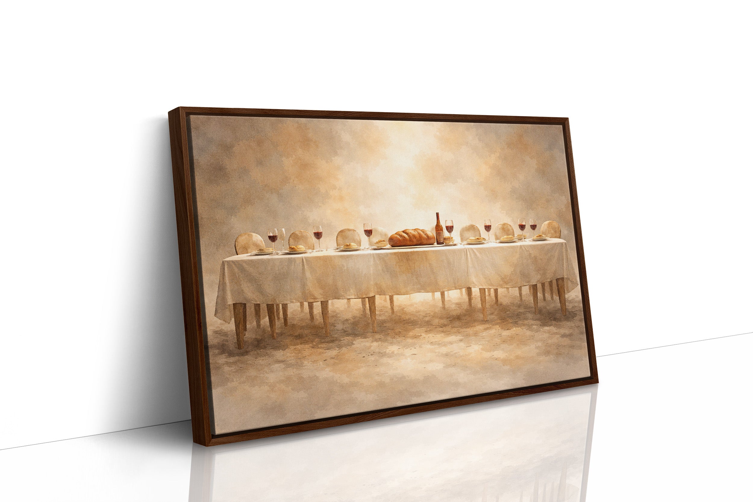 Communion Table Awaits Silent Guests