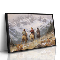 Three Riders Before the Snow