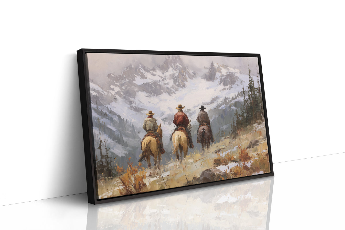 Three Riders Before the Snow