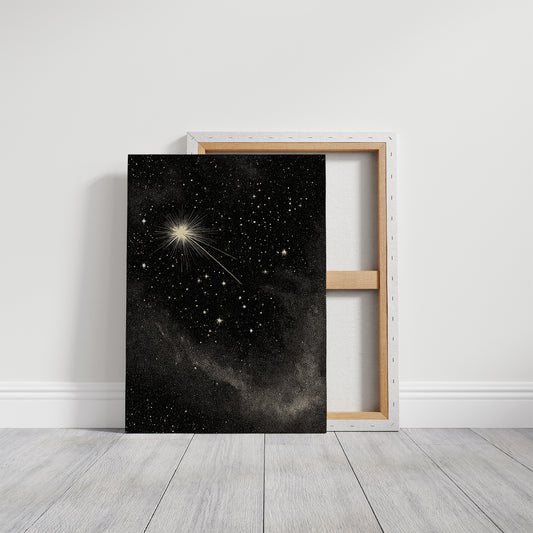 Celestial Beacon Calls Through Night