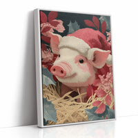 Piglet in Holiday Bloom