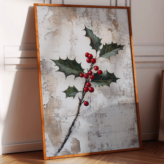 Berries Against Winter's Canvas