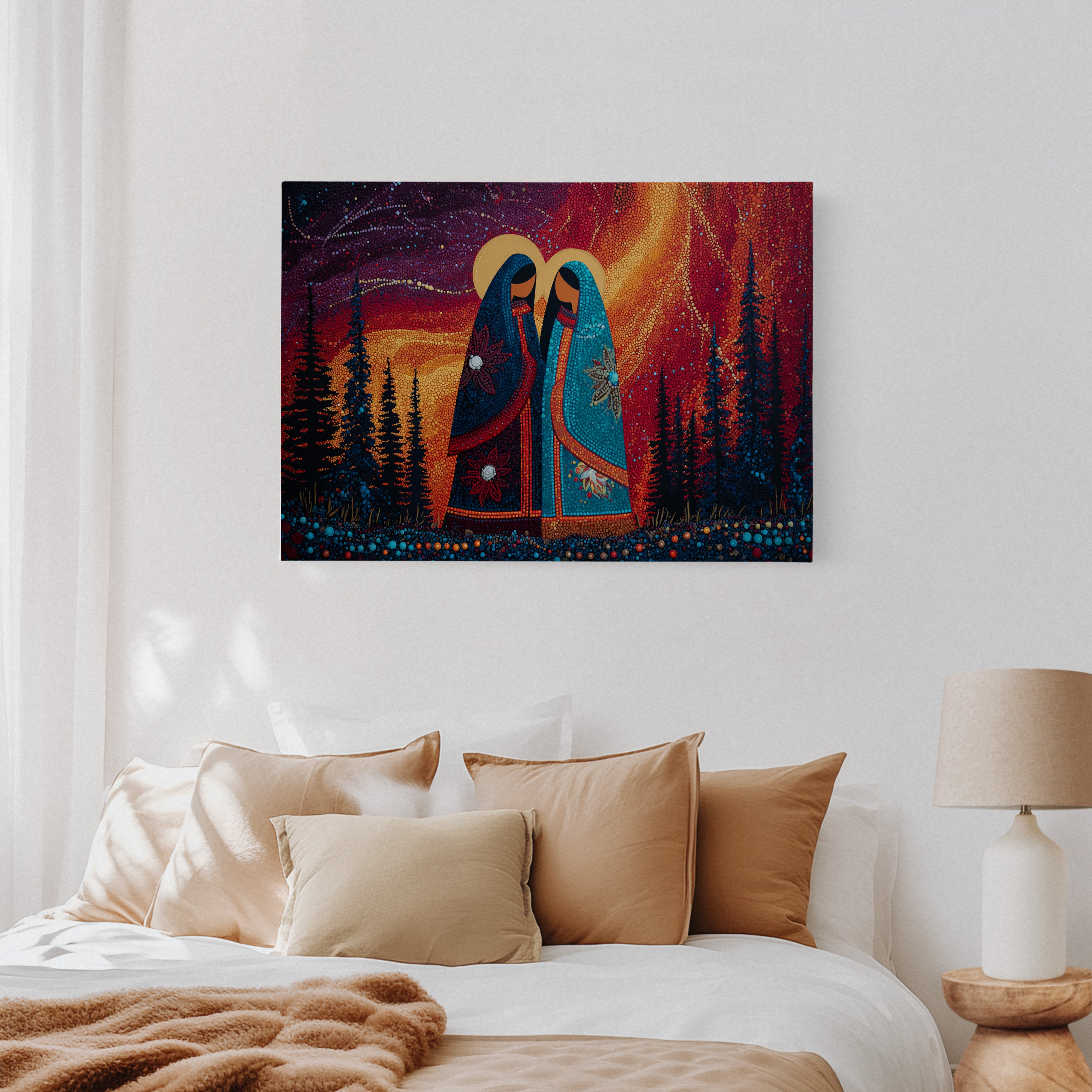 Sacred Dance Among Northern Lights