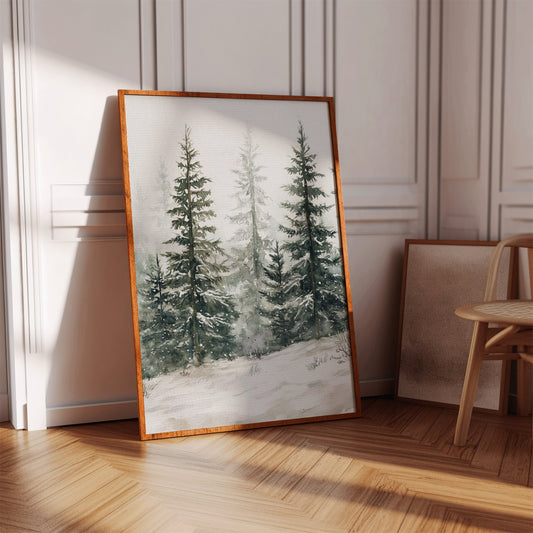 The Forest Breathes in White