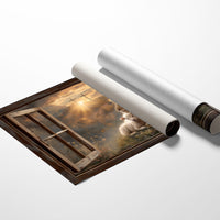 Lion And Lamb Under Heaven's Light