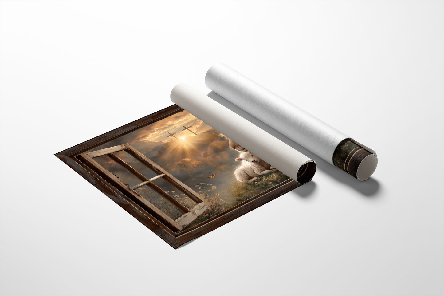 Lion And Lamb Under Heaven's Light