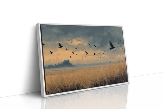 Crows Over the Reeds