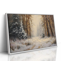 Winter Pines Hold Golden Memories