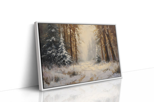 Winter Pines Hold Golden Memories