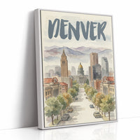 Denver in Watercolor