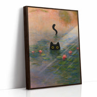 Mystery Cat Among the Lilies