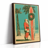 Surfboard Santa, Coastal Christmas