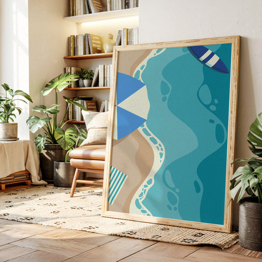 Footprints Along Turquoise Shorelines Dance