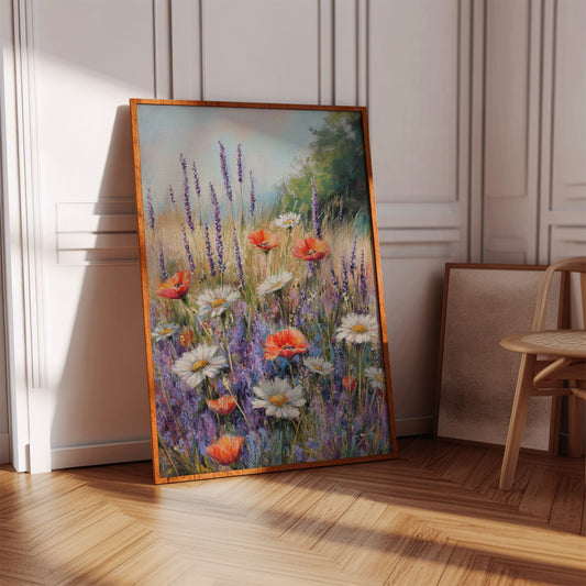 Fields Awash With Colorful Blooms