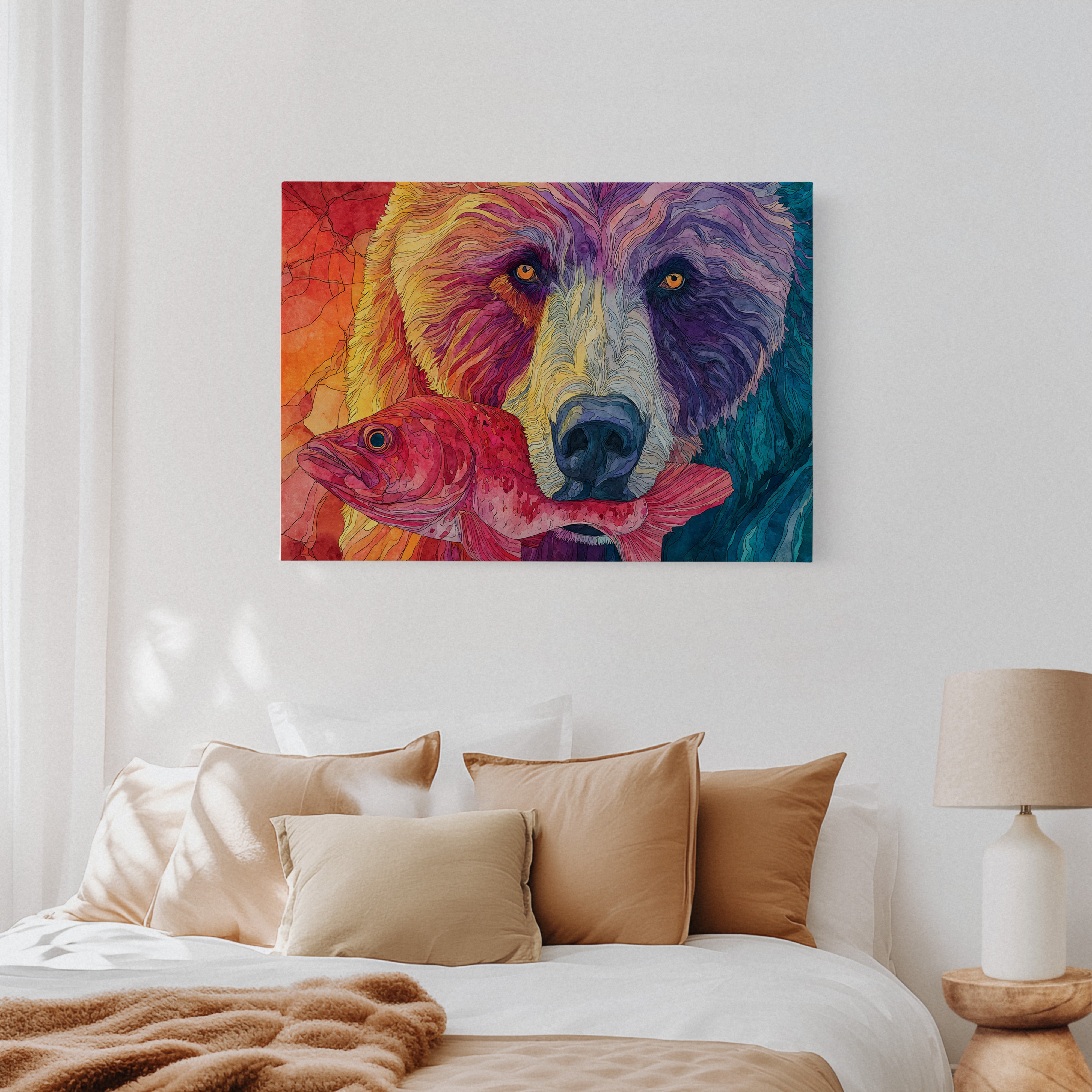 Rainbow Bear Meets Crimson Catch