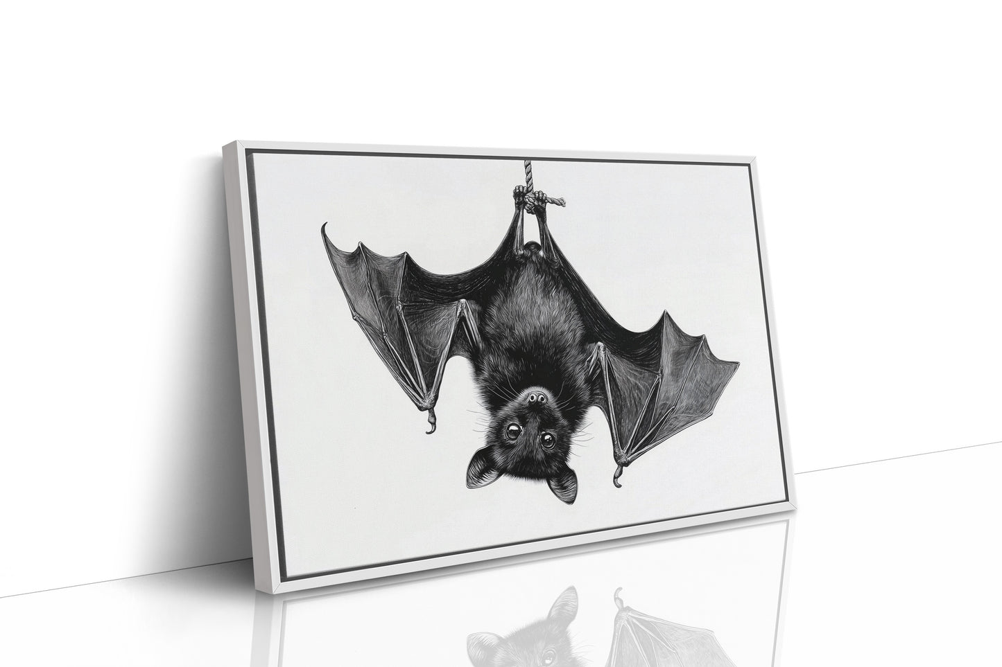 Nocturnal Scholar Hangs Between Pages