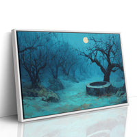 The Old Well by Moonlight