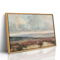 Quiet Moor Under Pale Sky