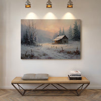 Winter Light Warms Mountain Solitude