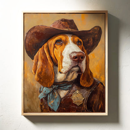 Basset Hound Frontier Sheriff