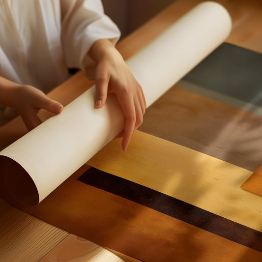 Autumn Light Through City Windows