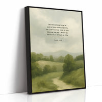 Morning Trust Psalm 143:8 Landscape Print