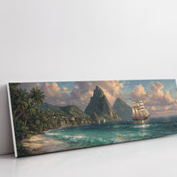 Sails Beneath Emerald Peaks