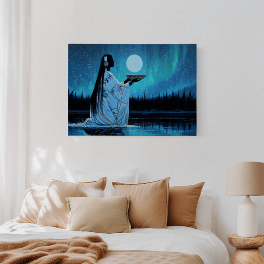 Sacred Waters Hold The Moon