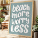 Coastal Letters Paint Simple Freedom