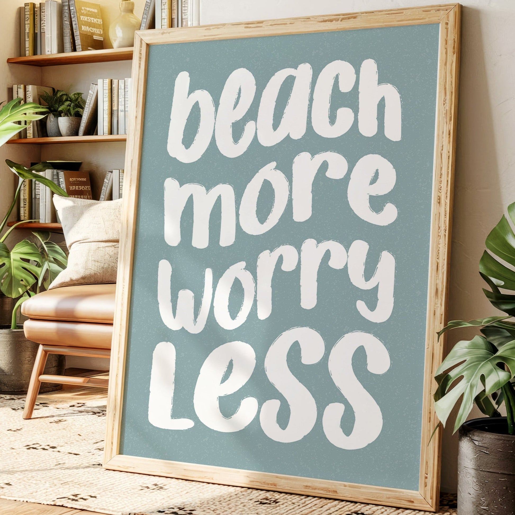 Coastal Letters Paint Simple Freedom
