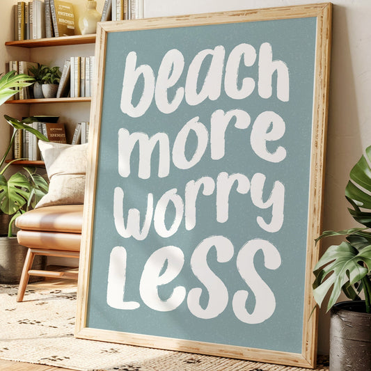 Coastal Letters Paint Simple Freedom