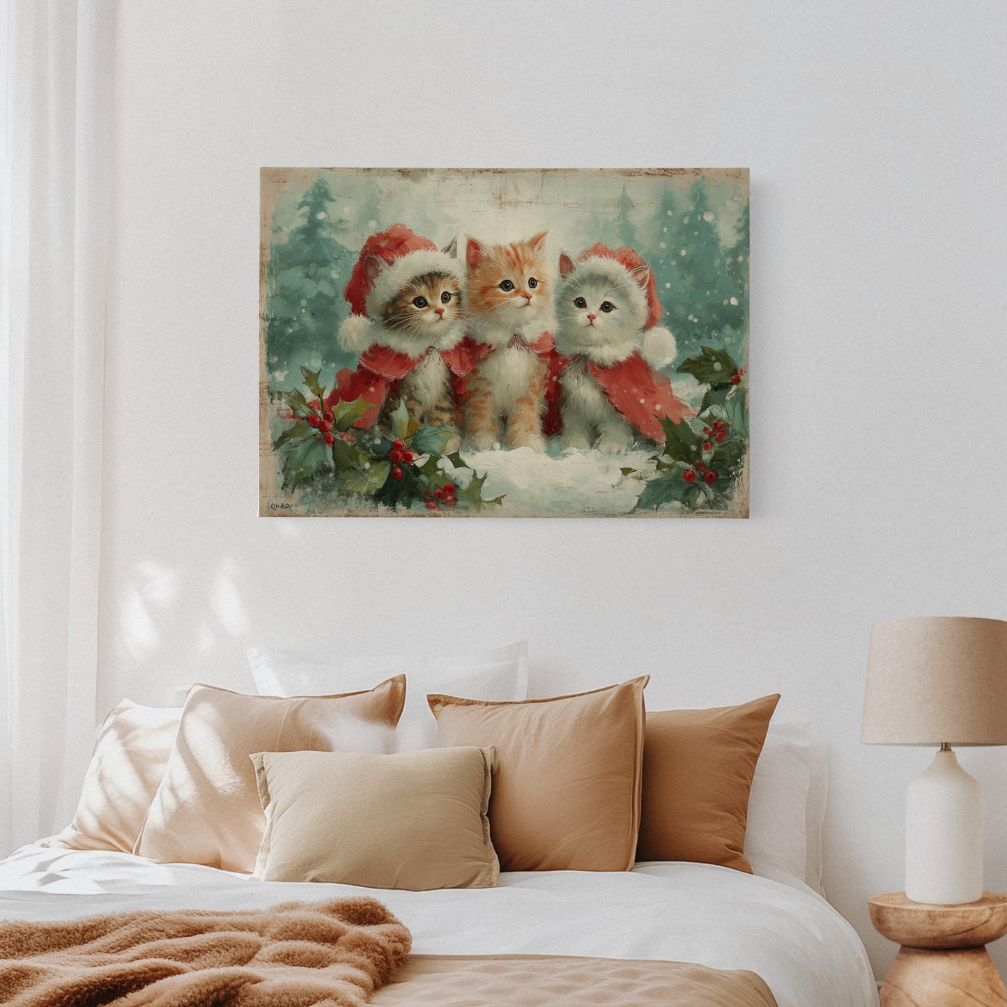 Holiday Kittens Share Winter Magic