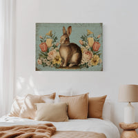 Spring Garden Keeps Rabbit Company