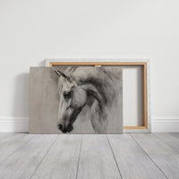 Equine Elegance in Charcoal Whispers