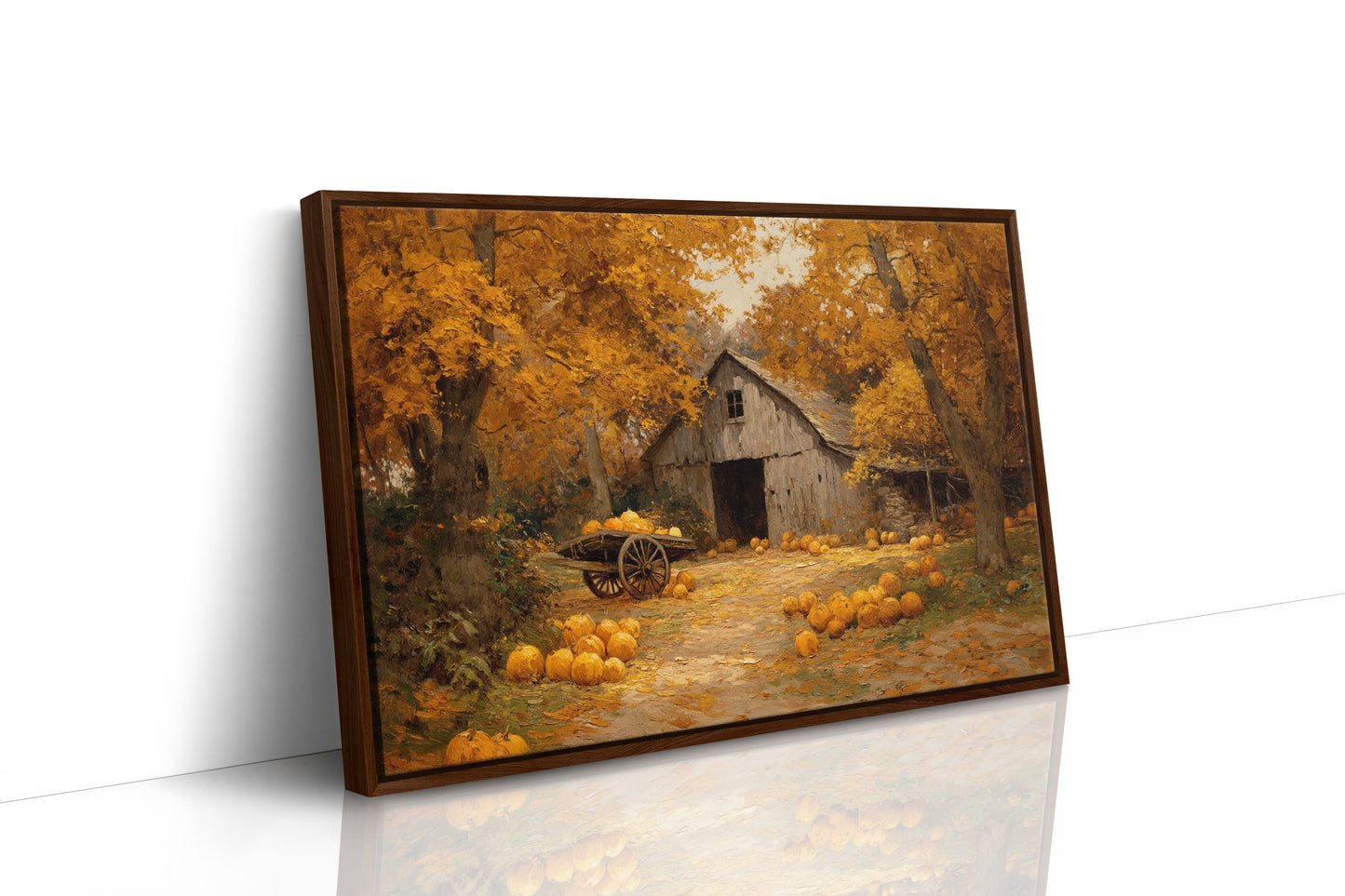 Harvest Gold Beneath Amber Canopy