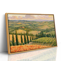 Cypress Road Through Tuscany