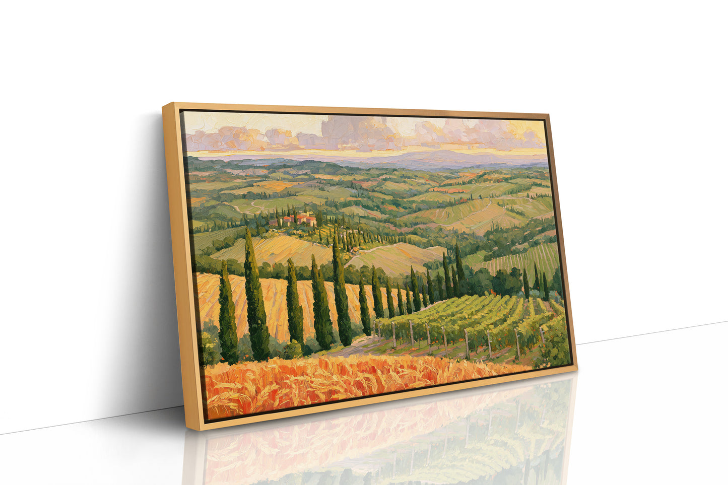 Cypress Road Through Tuscany