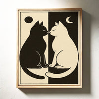 Day Meets Night Through Feline Eyes