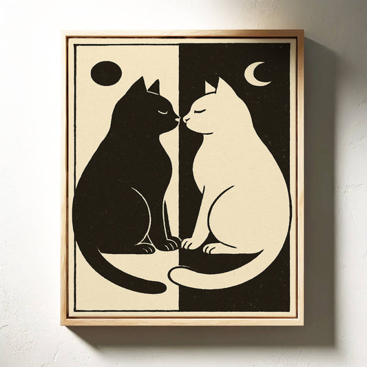 Day Meets Night Through Feline Eyes