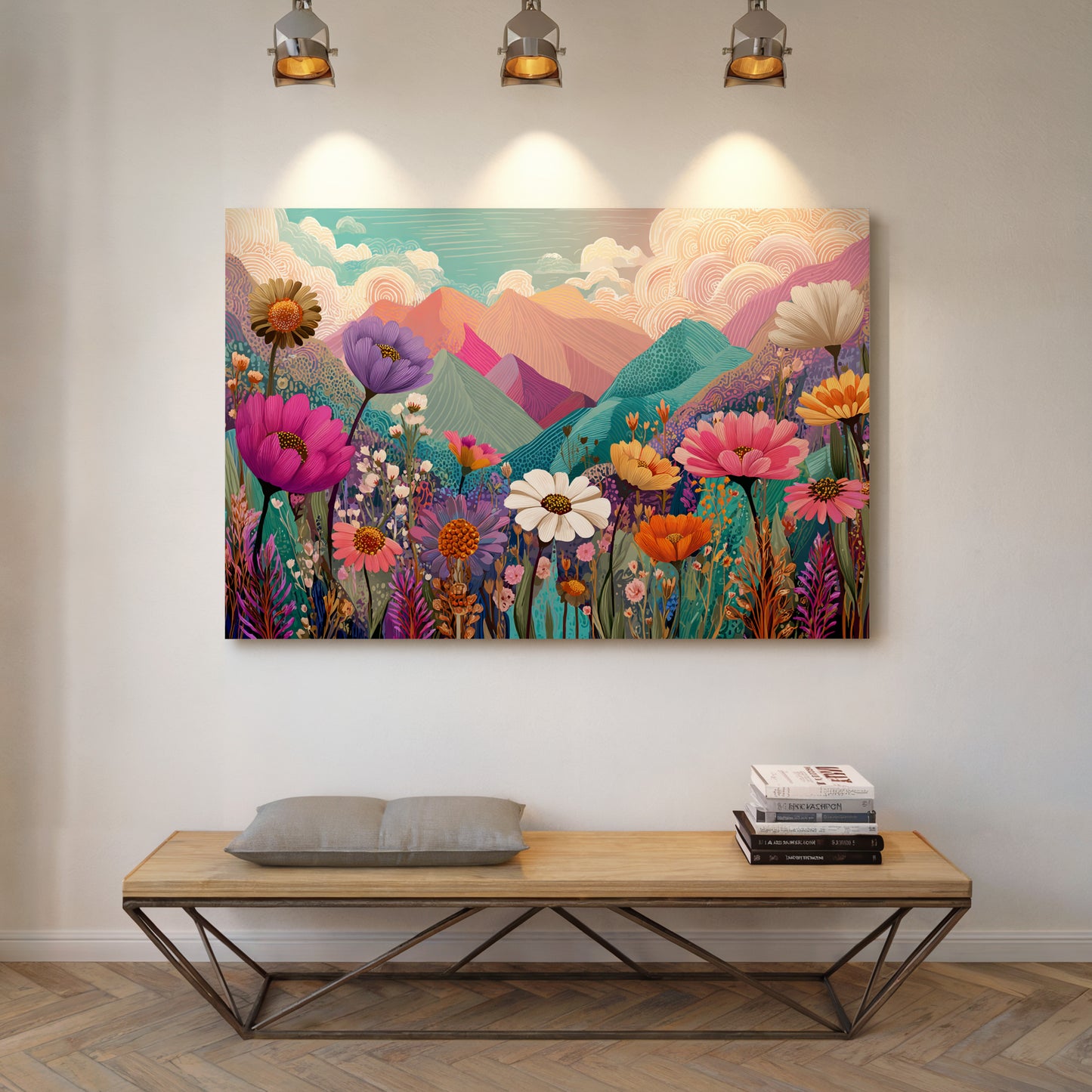 Mountain Meadows Bloom In Candy Colors