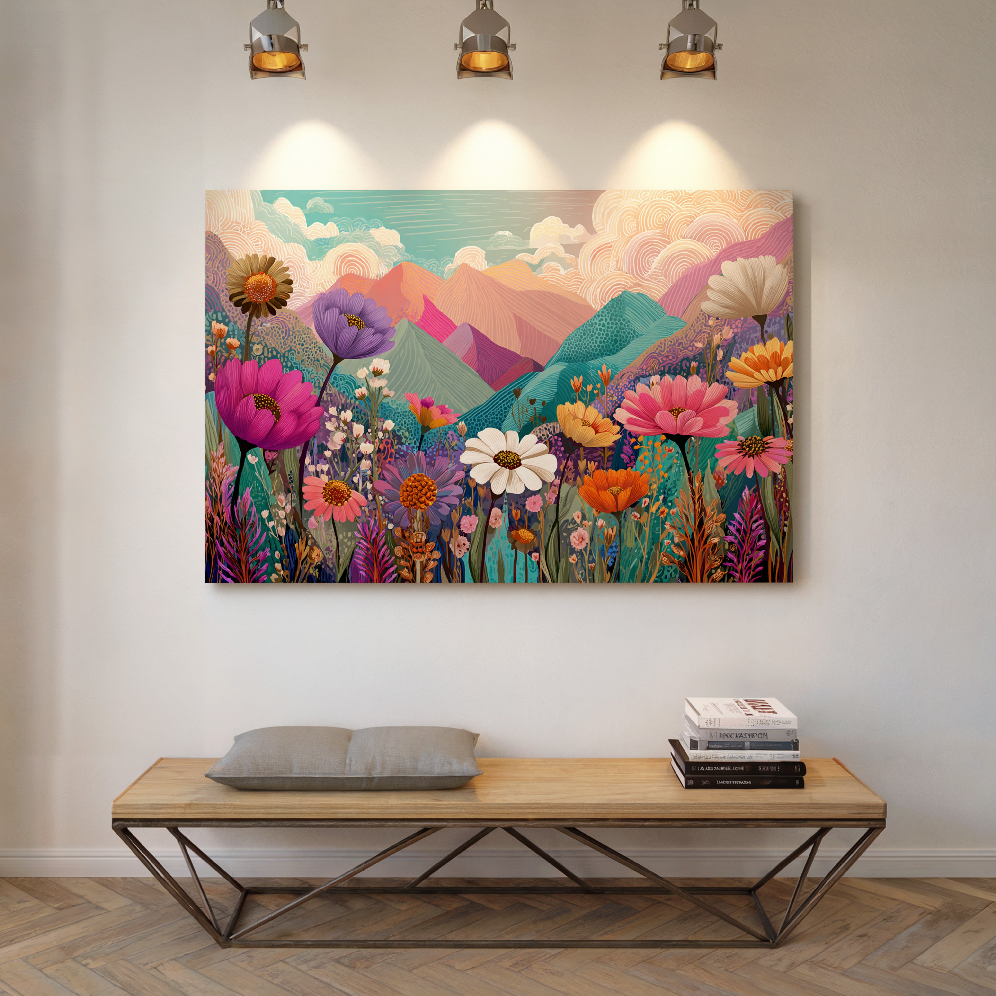 Mountain Meadows Bloom In Candy Colors