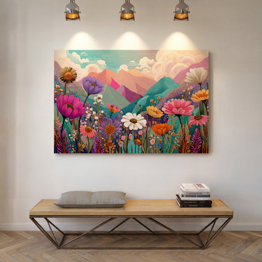 Mountain Meadows Bloom In Candy Colors
