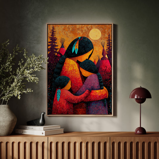 Embrace Beneath the Harvest Moon